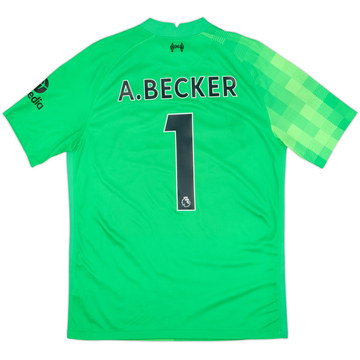 2021-22 Liverpool GK Shirt A.Becker #1 - 6/10 - (M)