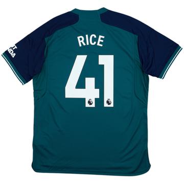 2023-24 Arsenal Third Shirt Rice #41 (L)
