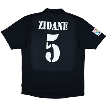 2001 Real Madrid Away Shirt Zidane #5 - 8/10 - (L)