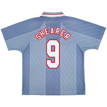 1996-97 England Away Shirt Shearer #9 - 6/10 - (L)
