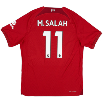 2022-23 Liverpool Authentic Home Shirt M.Salah #11 - 8/10 - (L)