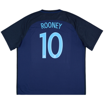 2017 England Away Shirt Rooney #10 - 9/10 - (3XL)