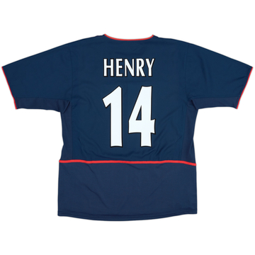 2002-04 Arsenal Camiseta de visitante Henry #14 - 8/10 - (L)