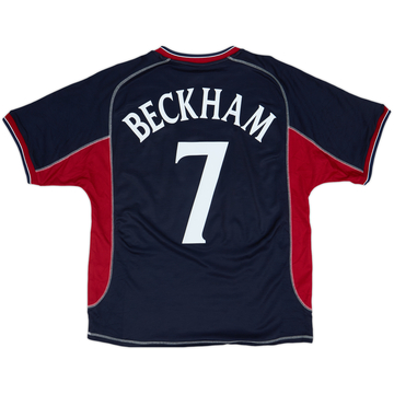 2000-01 Manchester United Third Shirt Beckham #7 - 5/10 - (L)