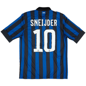 2011-12 Inter Milan Home Shirt Sneijder #10 - 7/10 - (M)
