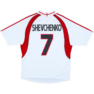 2000-02 AC Milan Away Shirt Shevchenko #7 (XL)