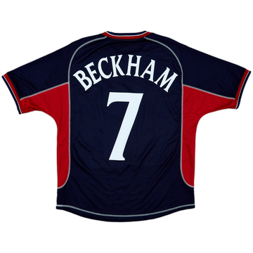 2000-01 Manchester United Third Shirt Beckham #7 - 7/10 - (M)