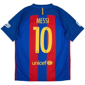 2016-17 Barcelona Home Shirt Messi #10 - 9/10 - (L)