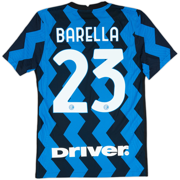 2020-21 Inter Milan Authentic Home Shirt Barella #23 (S)