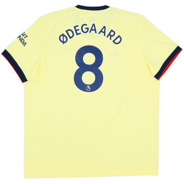 2021-22 Arsenal Away Shirt Odegaard #8 (XXL)
