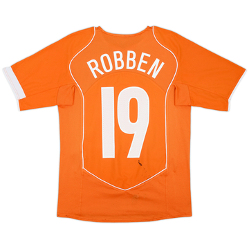2004-06 Netherlands Home Shirt Robben #19 - 5/10 - (S)