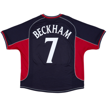 2000-01 Manchester United Third Shirt Beckham #7 - 7/10 - (XXL)