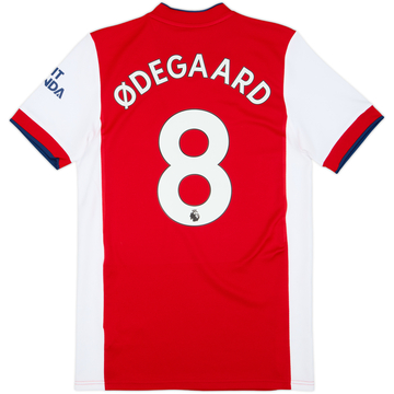 2021-22 Arsenal Home Shirt Odegaard #8 - 10/10 - (S)