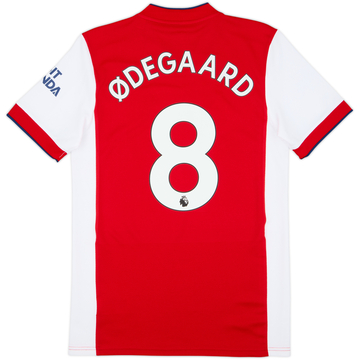2021-22 Arsenal Home Shirt Odegaard #8 - 7/10 - (S)