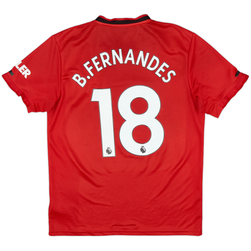 2019-20 Manchester United Home Shirt B.Fernandes #18 - 4/10 - (M)