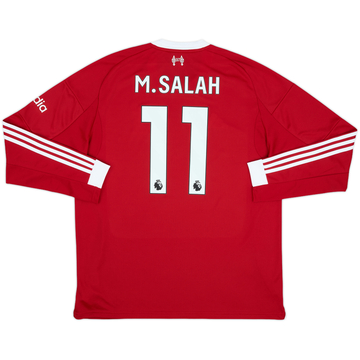 2025-26 Liverpool Home L/S Shirt M.Salah #11 (XL)