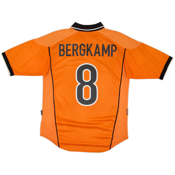 1998-00 Netherlands Home Shirt Bergkamp #8 - 8/10 - (M)