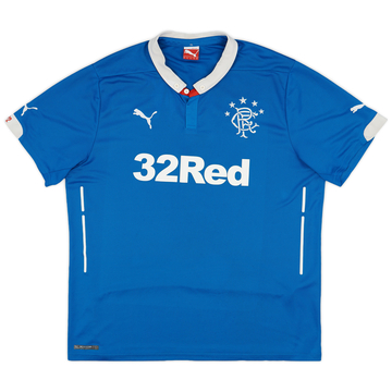 2014-15 Rangers Home Shirt - 7/10 - (XL)