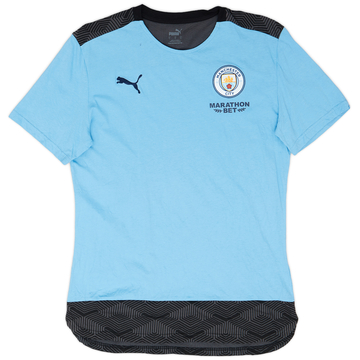 2019-20 Manchester City Puma Cotton Tee - 7/10 - (L)