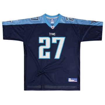 2002-03 Tennessee Titans George #27 Reebok On Field Jersey (Home) XL