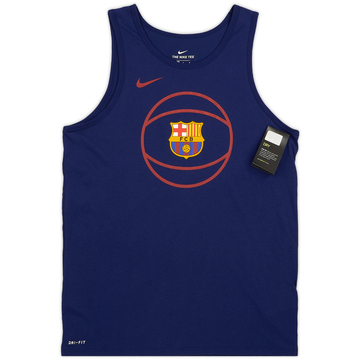 2017-18 Barcelona Nike Basketball Crest Tank Top/Vest
