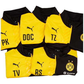 2015-16 Borussia Dortmund Staff Issue 1/4 Zip Training Top # - As New