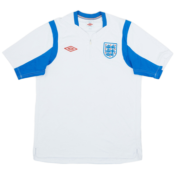 2006-07 England Umbro 1/4 Zip Training Shirt - 8/10 - (L)