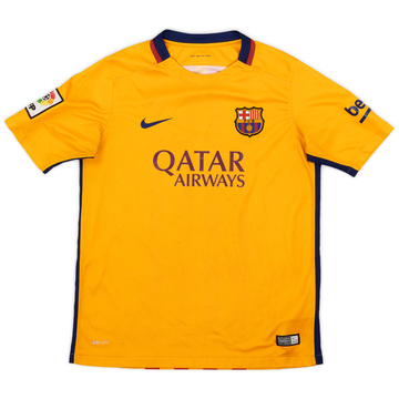 2015-16 Barcelona Away Shirt - 6/10 - (XL.Boys)