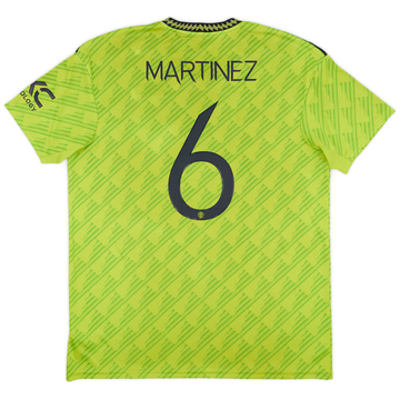 2022-23 Manchester United Third Shirt Martinez #6 - 6/10 - (XL)