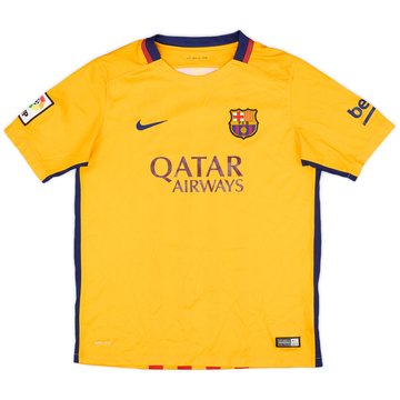 2015-16 Barcelona Away Shirt - 7/10 - (XL.Boys)