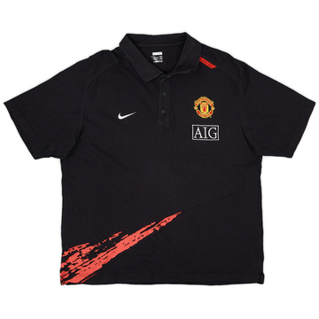 2007-08 Manchester United Nike Polo Shirt - 8/10 - (XL)