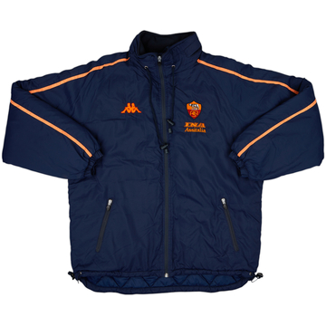 2000-02 Roma Kappa Hooded Padded Bench Coat - 8/10 - (L)