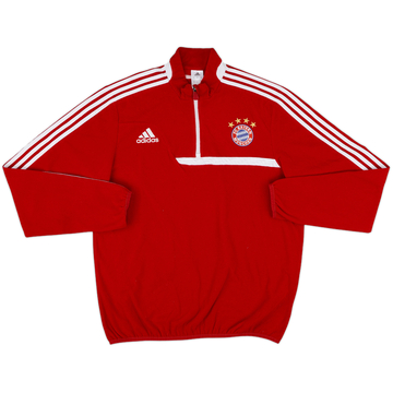 2013-14 Bayern Munich adidas 1/4 Zip Fleece Top - 8/10 - (L/XL)