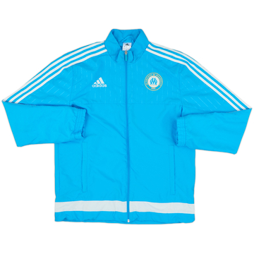 2015-16 Olympique Marseille adidas Track Jacket - 8/10 - (M)