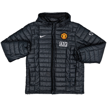 2009-10 Manchester United Nike Padded Bench Coat - 8/10 - (XL)