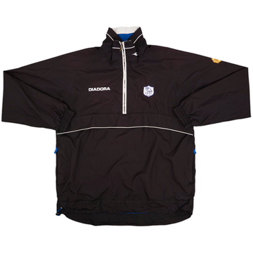 2001-03 Sheffield Wednesday Diadora 1/4 Zip Track Jacket - 8/10 - (S)