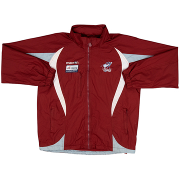 2020-21 Scunthorpe Macron Hooded Rain Jacket - 7/10 - (S)