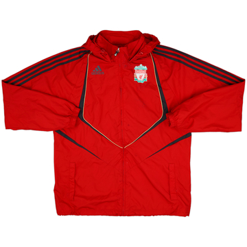 2009-10 Liverpool adidas Hooded Rain Jacket - 6/10 - (L)