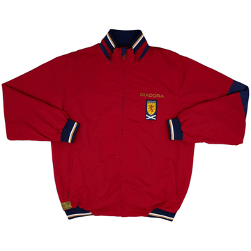 2007-08 Scotland Diadora Track Jacket - 8/10 - (XL)