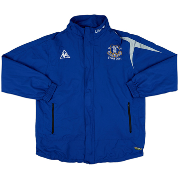 2011-12 Everton Le Coq Sportif Hooded Rain Jacket - 8/10 - (L)