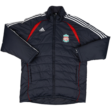 2009-10 Liverpool adidas Padded Bench Coat - 7/10 - (L/XL)