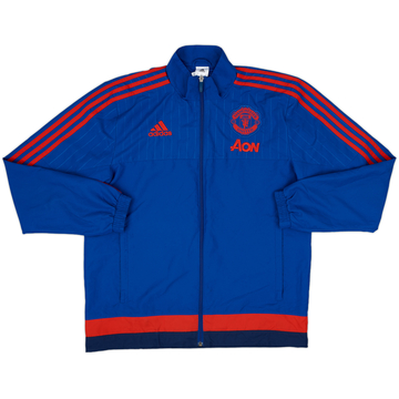 2015-16 Manchester United adidas Track Jacket - 8/10 - (M)