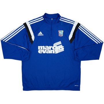2014-15 Ipswich adidas 1/4 Zip Training Top - 6/10 - (XL)