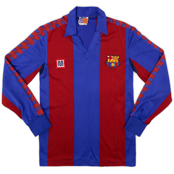1984-89 Barcelona Home L/S Shirt - 8/10 - (S)