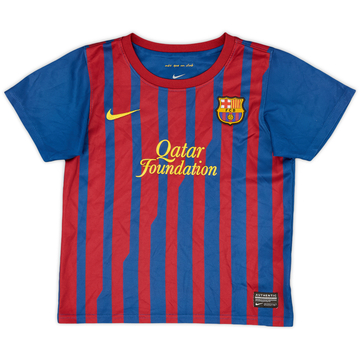2011-12 Barcelona Home Shirt - 8/10 - (4-5 Years)