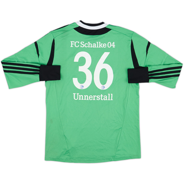 2012-13 Schalke GK Shirt Unnerstall #36 - 8/10 - (L.Boys)