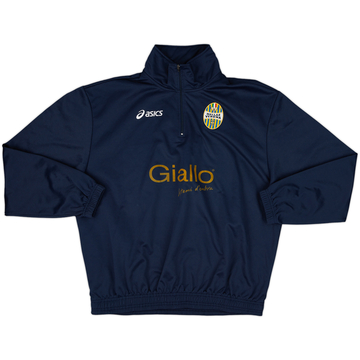 2009-10 Hellas Verona Asics 1/4 Zip Sweat Top - 6/10 - (L)