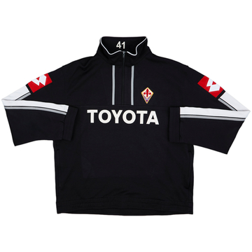 2007-09 Fiorentina Lotto Player Issue 1/4 Zip Drill Top #41 - 8/10 - (XXL)