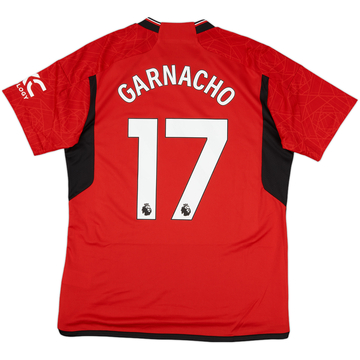 2023-24 Manchester United Home Shirt Garnacho #17 (L)