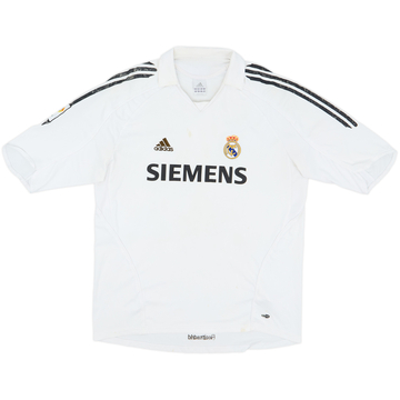 2005-06 Real Madrid Home Shirt - 4/10 - (XL)